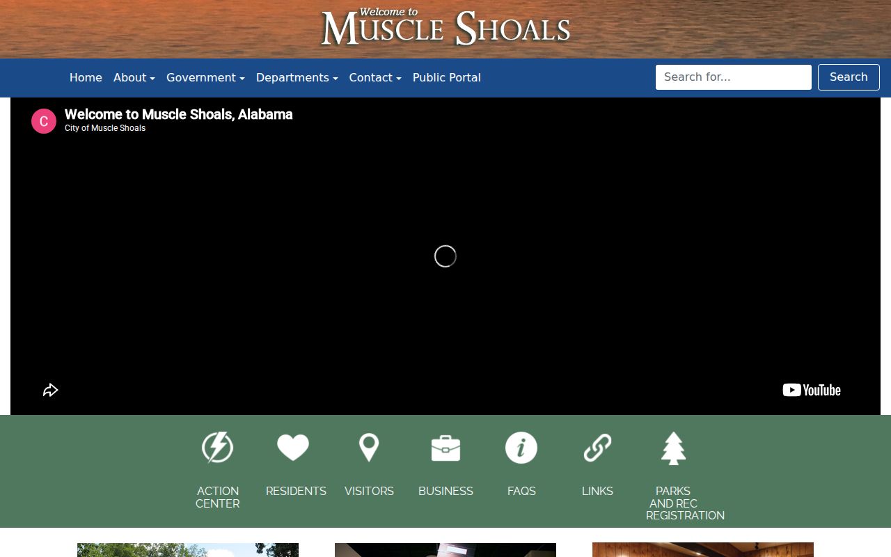 Colbert County case search source for Muscle Shoals Municipal Court records